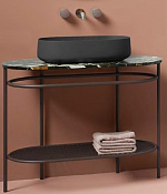 ArtCeram Flair 4.0 Полка сетчатая для консоли, цвет: moka TFA013 56