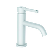 Kludi Nova Fonte Pura Смеситель для раковины, c д/к, длина излива 13 см, цвет: белый матовый 202665315