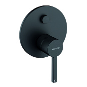 Kludi Nova Fonte Puristic Смеситель для душа на 2 потребителя, встр., внешняя часть, цвет: черный 207593915