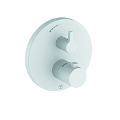 Kludi Nova Fonte Puristic Смеситель для душа термостатический на 1 потреб., встр., цвет: белый 208355315