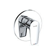 Kludi Pure&Solid Смеситель для душа на 1 потребитель, встраиваемый, внешняя часть, цвет: хром 347550575