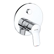 Kludi Pure&Easy Смеситель для душа на 2 потребителя, встраиваемый, внешняя часть, цвет: хром 377590565