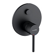 Kludi Bozz Смеситель для душа на 2 потребителя, встраиваемый, внешняя часть, цвет: черный матовый 387593976