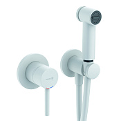 Kludi Bozz Гигиенический комплект: встраиваемый смеситель, внутренняя часть, шланг 125см, цвет:белый 389985376