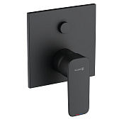 Kludi Pure&Style Смеситель для душа на 2 потребителя, встраив., внешняя часть, цвет: черный матовый 407593975