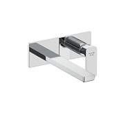 Kludi Renon Смеситель для раковины встраиваемый, внешняя часть, длина излива 22 см, цвет: хром 422450575