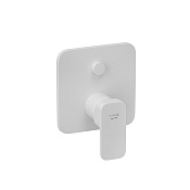 Kludi Renon Смеситель для душа на 2 потребителя, встраиваемый, внешняя часть, цвет: белый матовый 427595375