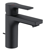 Kludi Zenta SL Смеситель для раковины EcoPlus, c д/к, длина излива 11 см, цвет: черный матовый 482933965