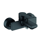 Kludi Zenta SL Смеситель для ванны и душа настенный, длина излива 14,5 см, цвет: черный матовый 486703965