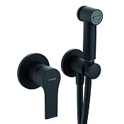 Kludi Zenta SL Гигиенический комплект: встраиваемый смеситель, внутренняя часть, шланг, цвет:черный 489983965