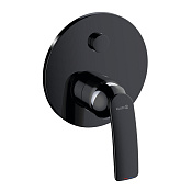 Kludi Balance Смеситель для душа на 2 потреб., встраив., внешняя часть, цвет: черный глянцевый/хром 527598775