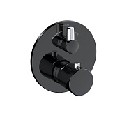 Kludi Balance Смеситель для душа термостатический, на 2 потребителя, встр., цвет: черный/хром 528108775