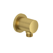 Kludi Nova Fonte Puristic Шланговое подключение, цвет: брашированное золото 20543N0-15