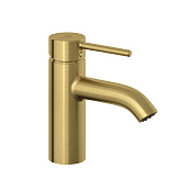 Kludi Bozz Смеситель для раковины, c д/к, длина излива 12,5 см, цвет: брашированное золото 38266N076