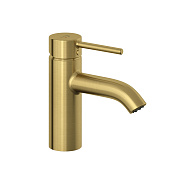 Kludi Bozz Смеситель для раковины, без д/к, длина излива 12,5 см, цвет: брашированное золото 38272N076