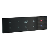 Kludi Touchtronic Смеситель для душа термостатический на 3 потребителя, встраиваемый, цвет: черный 38310G1-00