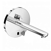 Kludi Zenta SL Смеситель для раковины встраиваемый, сенсор, внешняя часть, излив 24 см, цвет: хром 3840105WR