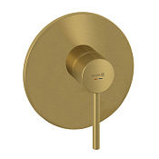 Kludi Bozz Смеситель для душа на 1 потребитель, встраиваемый, внеш. часть, цвет: браш. золото 38655N076