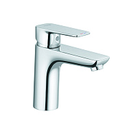 Kludi Pure&Style Смеситель для раковины, без д/к, длина излива 12 см, цвет: хром 401980575WR4