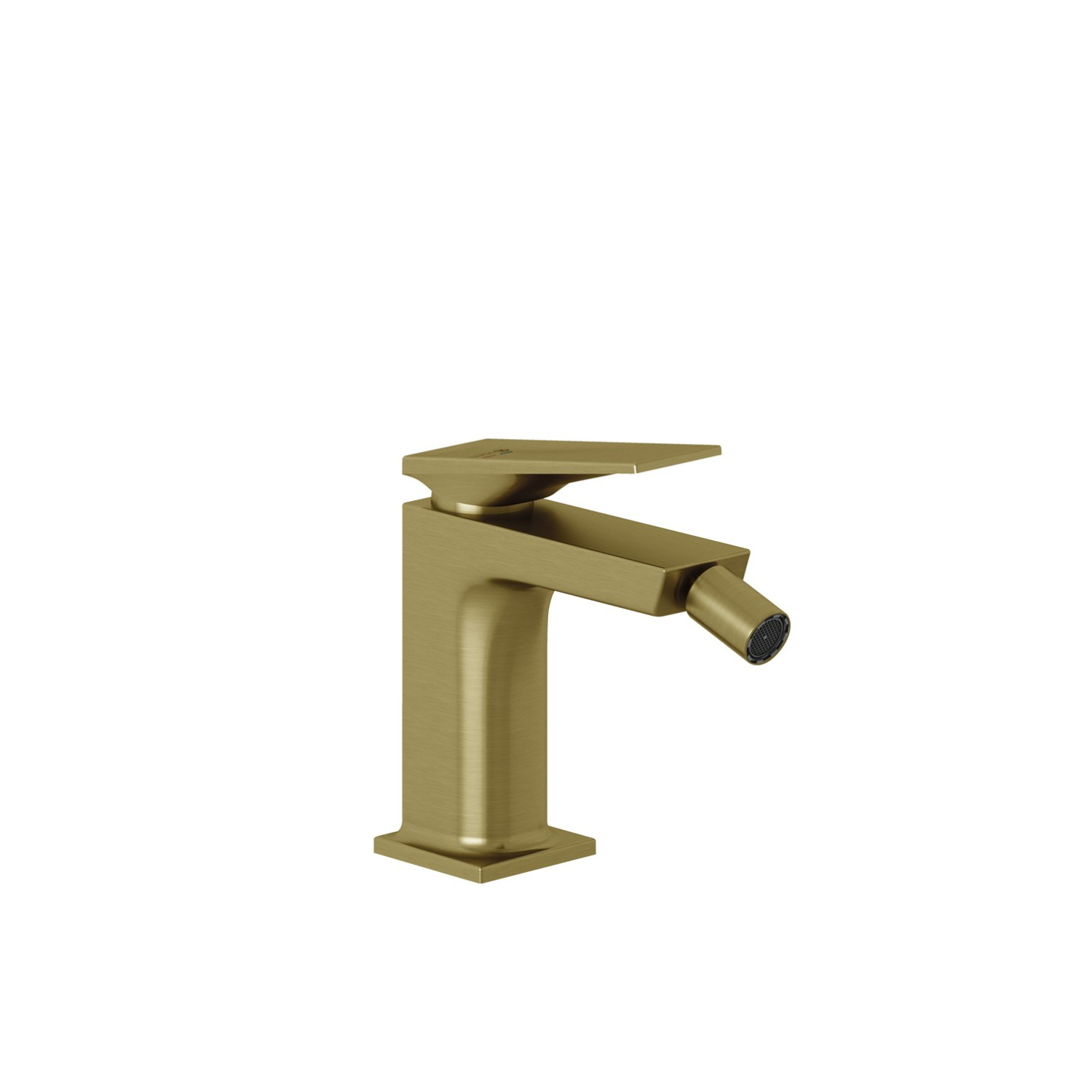 Kludi Decus Смеситель для биде, с донным клапаном, длина излива 12,5 см, цвет: брашированное золото 54217N075