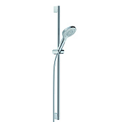 Kludi Dive Душевой гарнитур: штанга 91,5 см, шланг 160 см, душевая лейка 3 вида струи, цвет: хром 6993005-00
