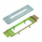 Kludi Монтажная панель для скрытого монтажа смесителя на 4 отверстия, цвет: серый матовый 7614846-00