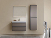 Verona Style Quadro Тумба подвесная под раковину 98,1х48,7х47,4h см, 2 выдв. ящика, цвет: stone gray QR206.A02