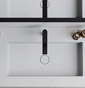 Verona Style Well Слив для раковины с крышкой Solid Cast, цвет: white matt DW001.SC