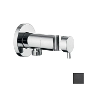 Almar Shut Off Шланговое подключение для лейки с держателем, цвет: PVD brushed absolute black E095029.AB