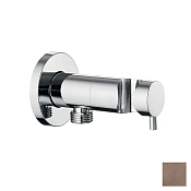Almar Shut Off Шланговое подключение для лейки с держателем, цвет: PVD brushed copper E095029.CO