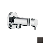 Almar Shut Off Шланговое подключение для лейки с держателем, цвет: PVD polished deep black E095029.DB