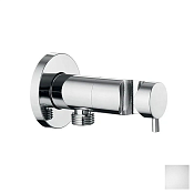 Almar Shut Off Шланговое подключение для лейки с держателем, цвет: matt white E095029.MW