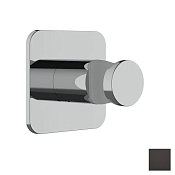 Almar Kuky Держатель ручного душа на стену из латуни, цвет: PVD polished deep black E120011.DB