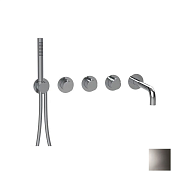 Almar Modular Round Термостат для ванны с изливомиручным душем, внешняя часть, цвет: chrome E180136.CR