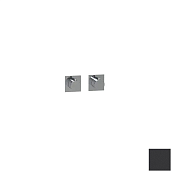 Almar Modular Square Термостат для душа, внешняя часть на 1 потребитель, цвет: matt black E180181.MB