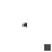 Almar High Flow Square Переключатель потоков с вентилем, внешняя часть, цвет: brushed absolute black E180321.AB