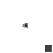 Almar High Flow Square Переключатель потоков с вентилем, внешняя, цвет: PVD polished deep black E180321.DB