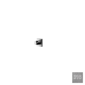 Almar High Flow Square Переключатель потоков с вентилем, внешняя, цвет: 316 brushed stainless steel E180381.316