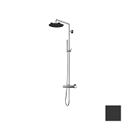 Almar Shower Columns Душевая система с термостат. смесителем: верхний и ручной душ, цвет: matt black E405003.MB