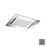 Almar Square 300 Потолочный душ 30х30 см, встраиваемый, 1 режим, цвет: PVD brushed copper E044172.CO