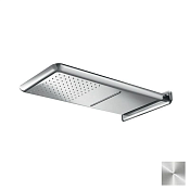 Almar Kuky Верхний душ с кронштейном настенным 31х59,2 см, 2 режима, цвет: mirror stainless steel E044191.MS
