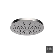 Almar Round Верхний душ без кронштейна d 20 см, 1 режим, цвет: 316 PVD brushed absolute black E044210.AB316