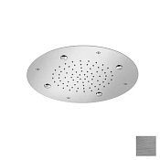Almar Round 380 Потолочный душ d38 см, встраиваемый, 2 режима, цвет: brushed stainless steel E044219.BS