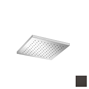 Almar Square Верхний душ без кронштейна 25х25 см, 1 режим, цвет: PVD polished deep black E044229.DB