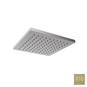 Almar Square Верхний душ без кронштейна 25х25 см, 1 режим, цвет: 316 PVD brushed high brass E044234.HB316