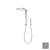 Almar Square Душевая панель с ручным душем, 2 режима, цвет: brushed stainless steel E044241.BS
