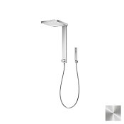 Almar Square Душевая панель с ручным душем нержавеющая сталь, 2 режима, цвет: mirror stainless steel E044241.MS