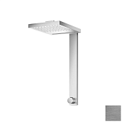 Almar Square Душевая панель без ручного душа, нерж. сталь, 2 режима, цвет: brushed stainless steel E044242.BS