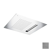 Almar Square 500 Потолочный душ 49,8х49,8 см, встраиваемый, 2 режима, цвет: brushed stainless steel E044260.BS
