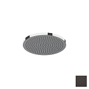 Almar Velvet 230 Верхний душ без кронштейна d23,2 см, 1 режим, цвет: PVD polished deep black E044292.DB